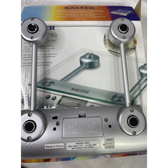Salter 3003 Aquatronic Glass High Precision Liquid Electronic Kitchen Scale BOX - Picture 6 of 6
